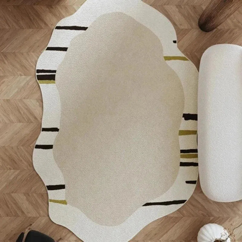 Tapete Irregular para Sala e Quarto Antiderrapante Kasamô-Kasamô