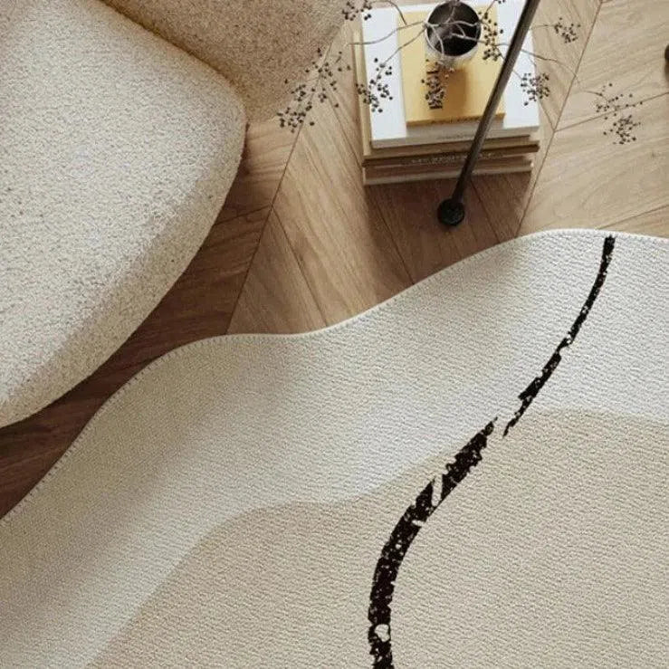 Tapete Irregular para Sala e Quarto Antiderrapante Kasamô-Kasamô