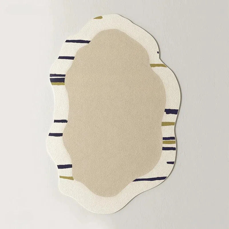 Tapete Irregular para Sala e Quarto Antiderrapante Kasamô-Kasamô