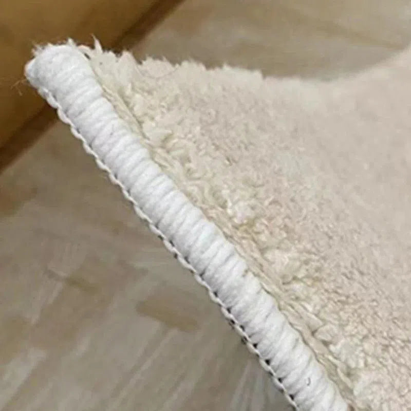 Tapete Irregular para Sala e Quarto Plush Macio Oval Kasamô-Kasamô