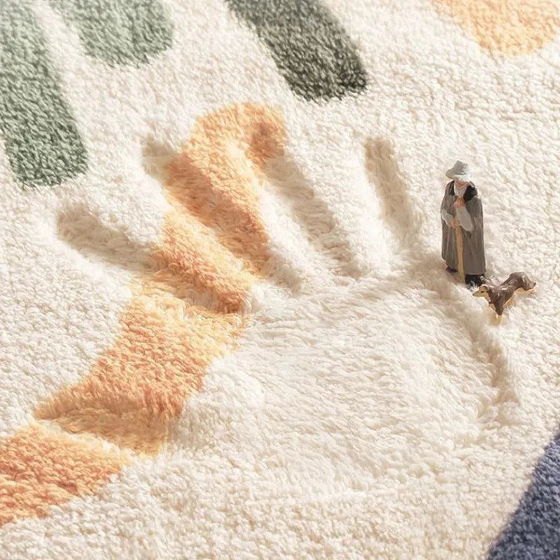 Tapete Macio Antiderrapante para Sala e Quarto Retro Francês Kasamô-Kasamô