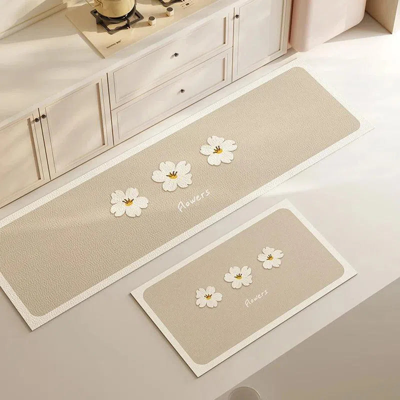 Tapete Minimalista para Cozinha Impermeável Antiderrapante Kasamô-Kasamô