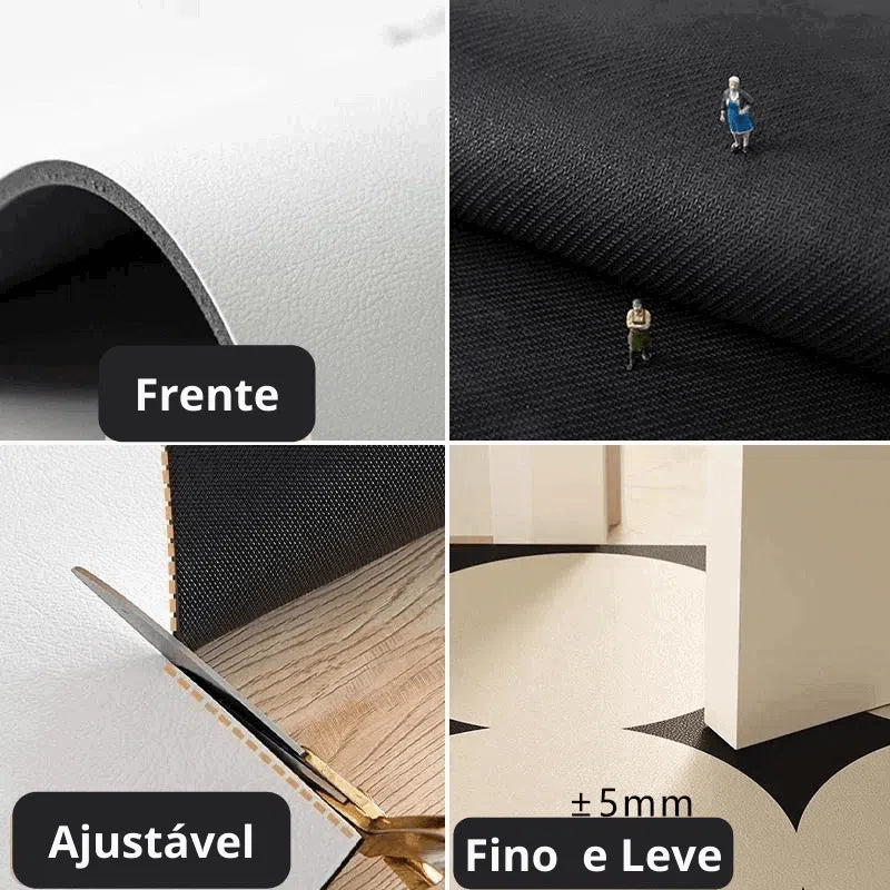 Tapete Minimalista para Cozinha Impermeável Antiderrapante Kasamô-Kasamô