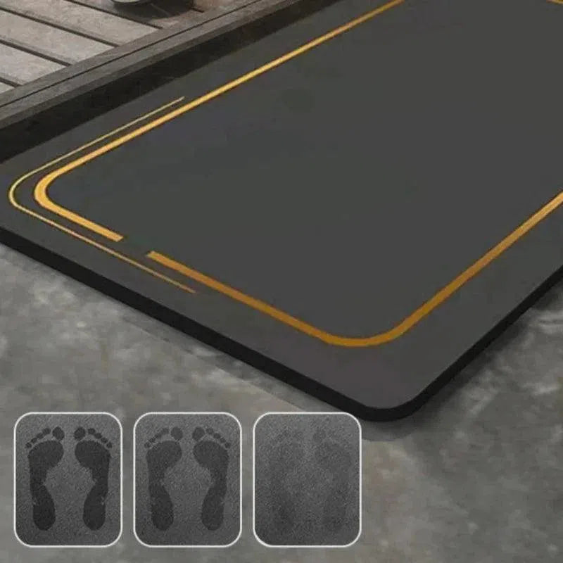 Tapete Moderno Absorvente e Antiderrapante para Banheiro Kasamô-Kasamô