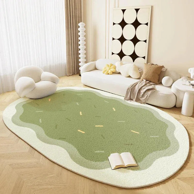 Tapete Moderno Formato Especial Irregular Luxuoso Kasamô-Kasamô