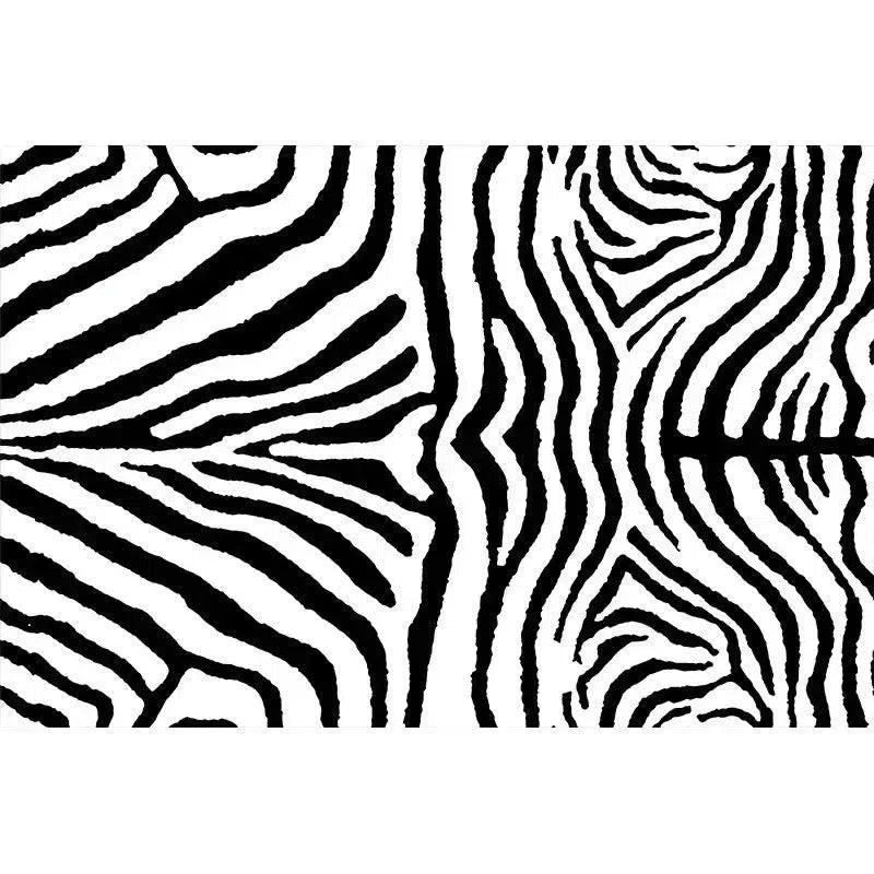 Tapete Retro Clássico Preto e Branco para Sala e Quarto Kasamô-Kasamô