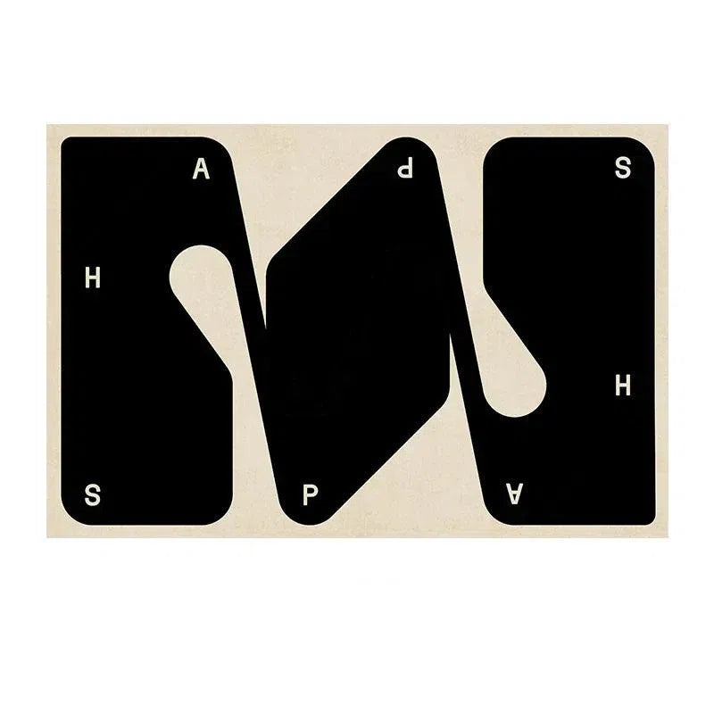 Tapete Retro Clássico Preto e Branco para Sala e Quarto Kasamô-Kasamô