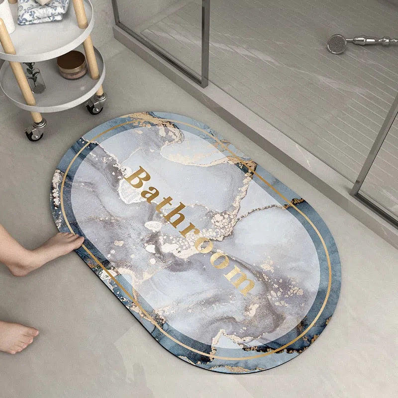 Tapete de Banheiro Arredondado - Kasa Bathroom-Kasamô