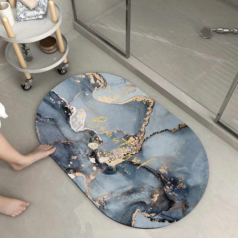 Tapete de Banheiro Arredondado - Kasa Bathroom-Kasamô