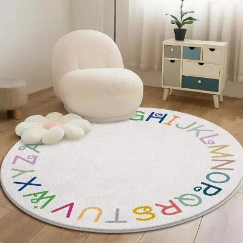 Tapete de Pelúcia com Alfabeto para Quarto Infantil Kasamô-Kasamô