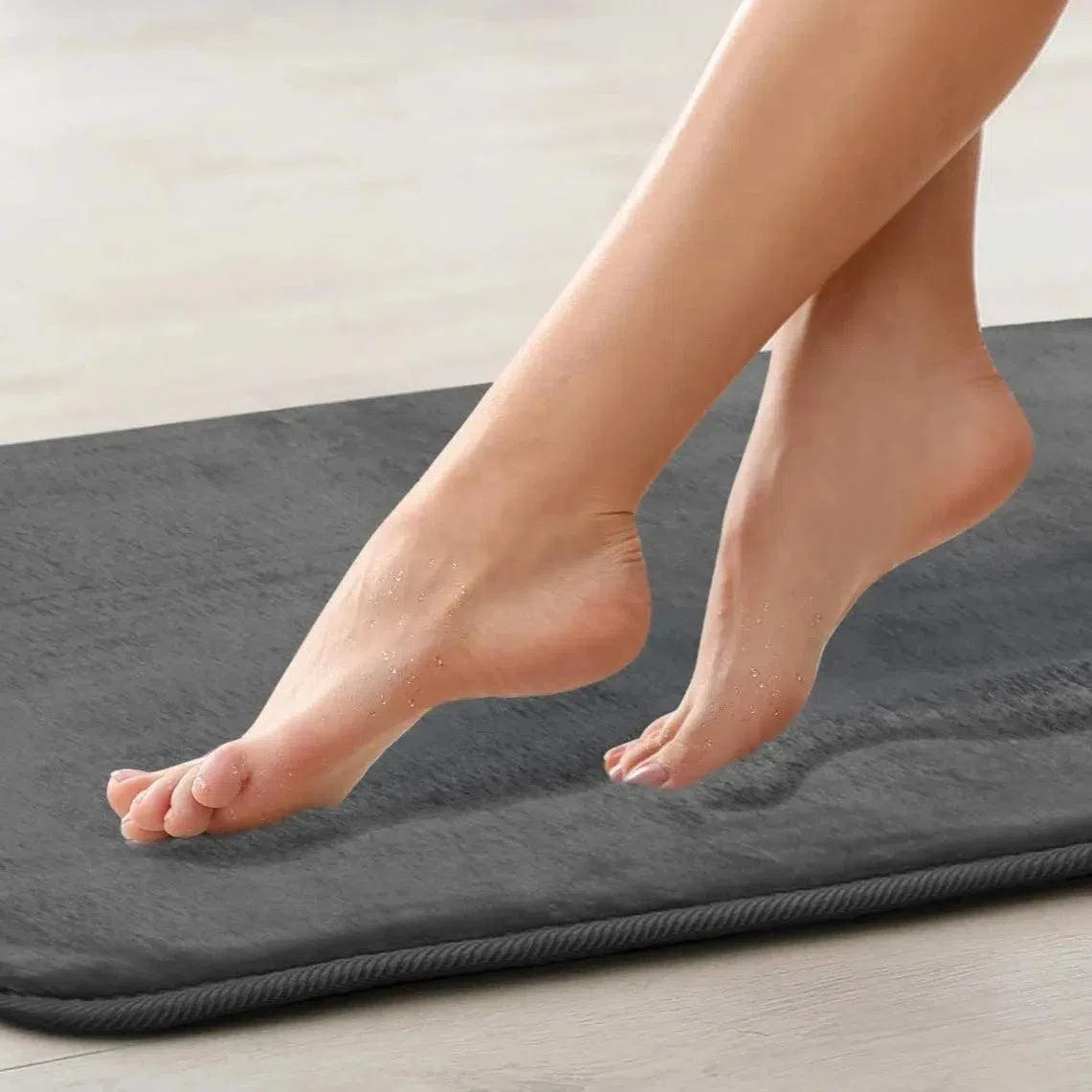 Tapetes de Banheiro Antiderrapante de Veludo com Espuma Kasamô-Kasamô