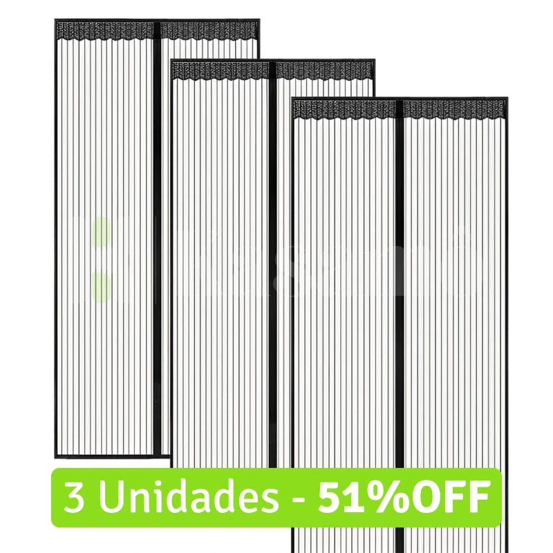Tela Mosquiteira Magnética para Portas - ÚLTIMAS UNIDADES!-Kasamô