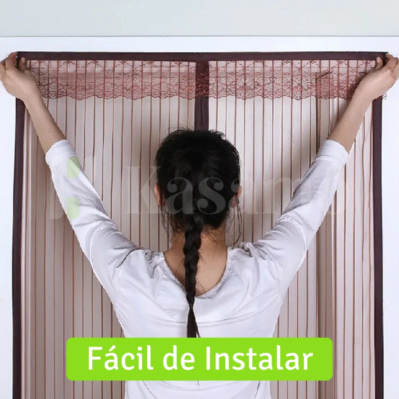 Tela Mosquiteira Magnética para Portas - ÚLTIMAS UNIDADES!-Kasamô