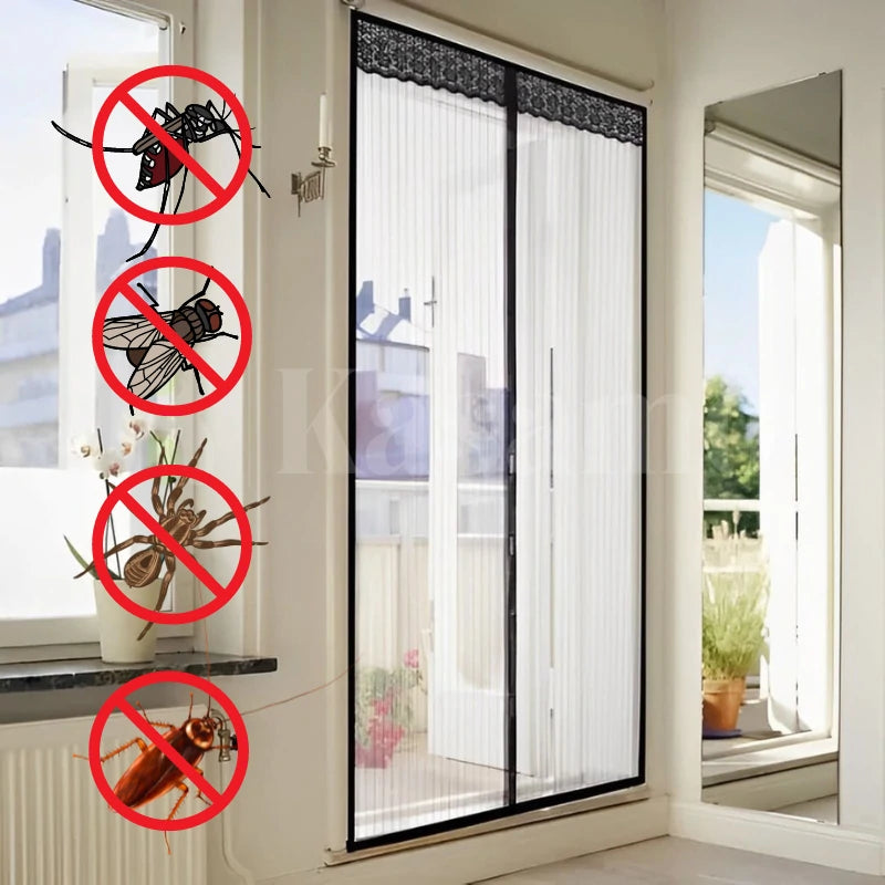 Tela Mosquiteira Magnética para Portas - ÚLTIMAS UNIDADES!-Kasamô