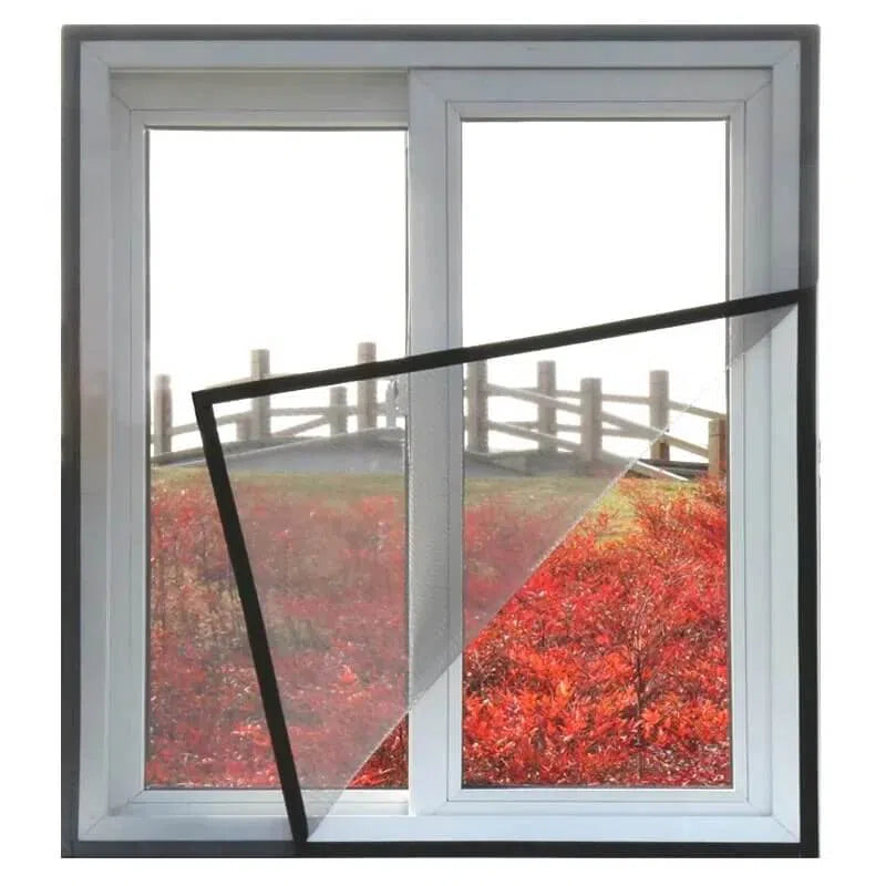 Tela Mosquiteira para Janelas Kasamô - Proteção Anti-dengue com Velcro Para Janelas-Kasamô