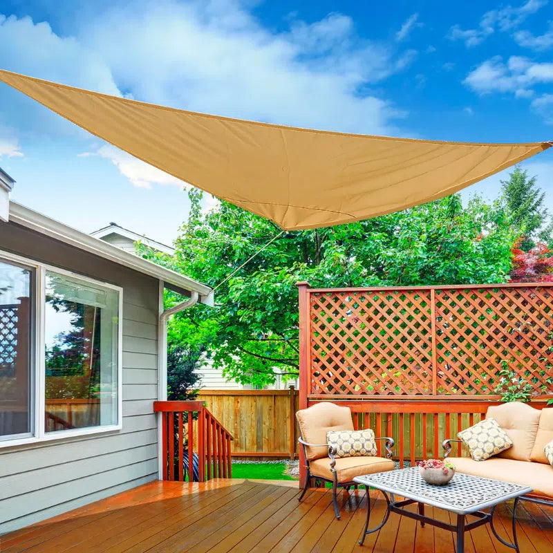 Toldo Impermeável Triangular para Cobertura em Área Externa-Kasamô