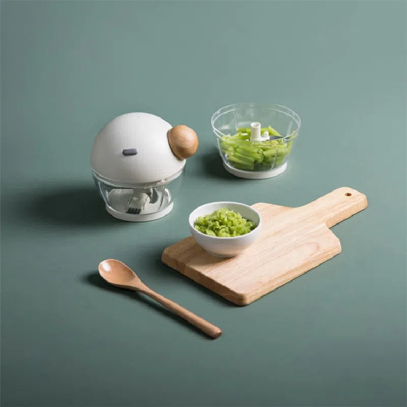 Triturador Manual com Puxador de Bola de Madeira-Kasamô