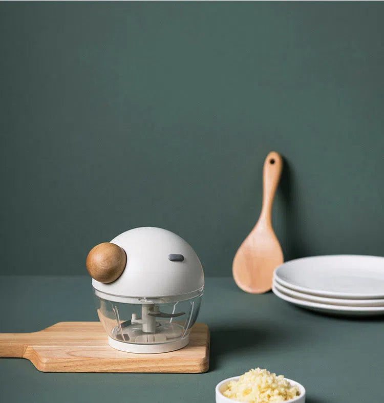 Triturador Manual com Puxador de Bola de Madeira-Kasamô