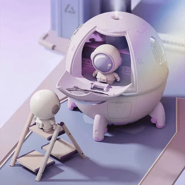 Umidificador Nave Espacial com Astronauta Kasamô-Kasamô
