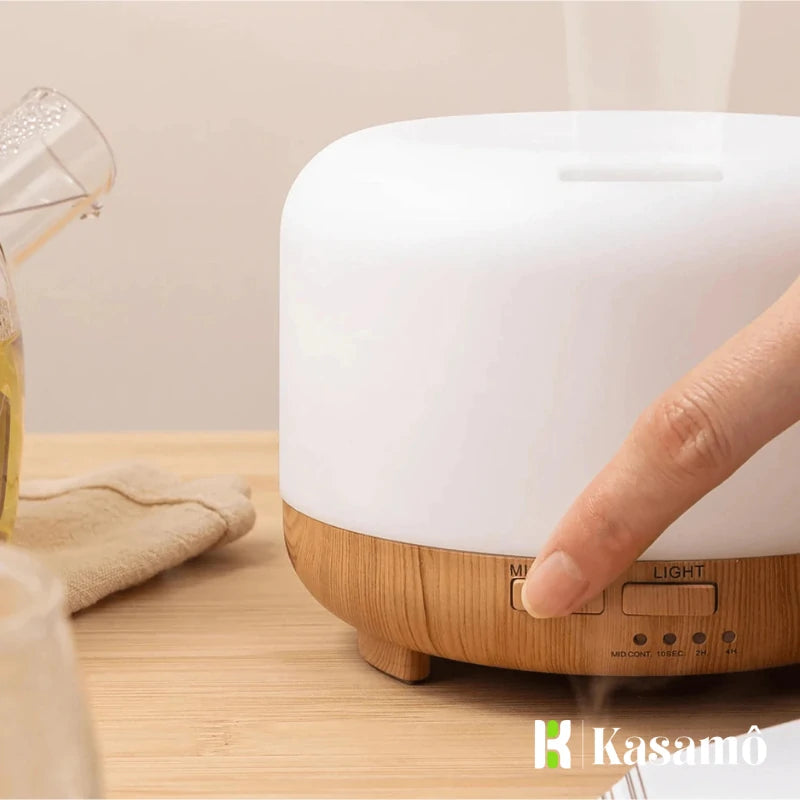 Umidificador e Difusor Ultrassônico RGB Kasamô - 500ml-Kasamô