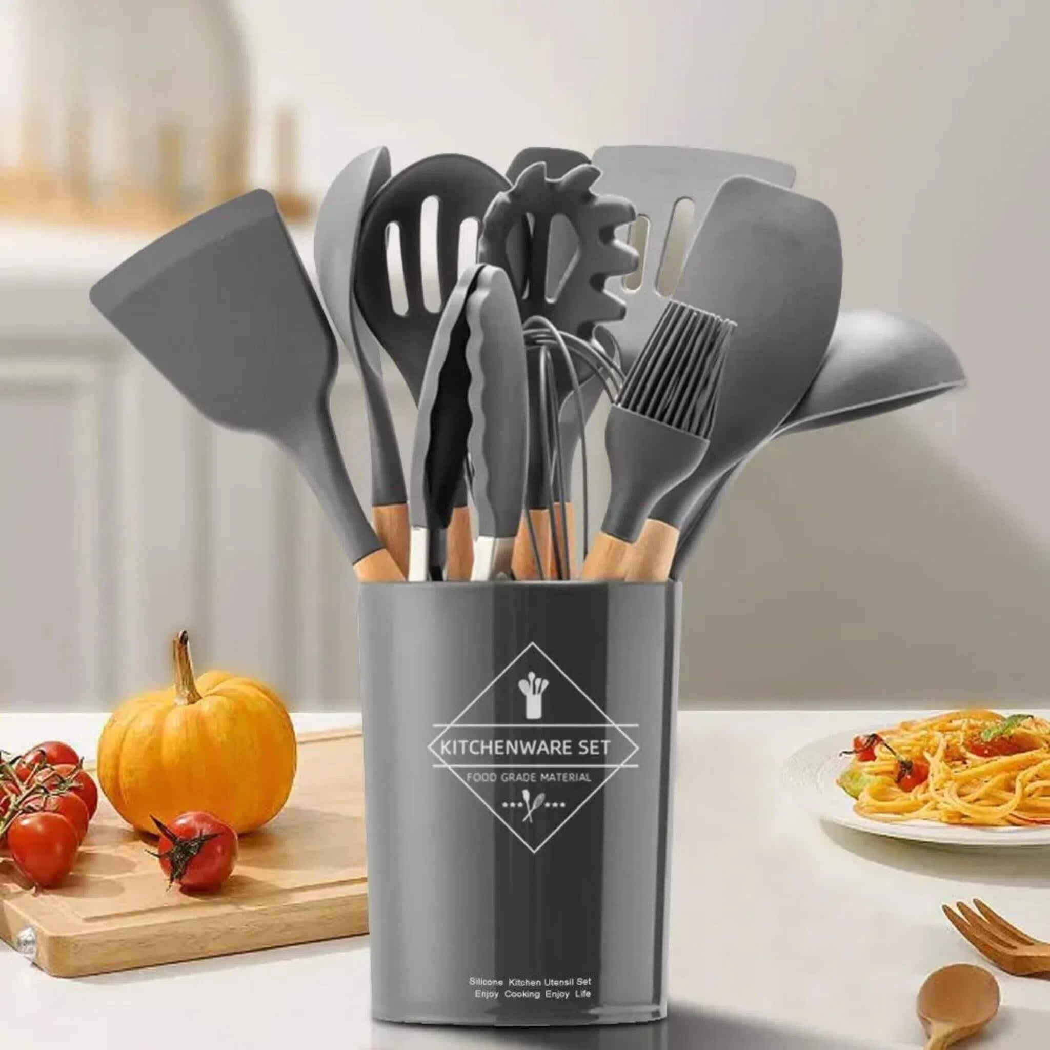 Utensílios para Cozinha - Conjunto Completo 11 Peças-Kasamô