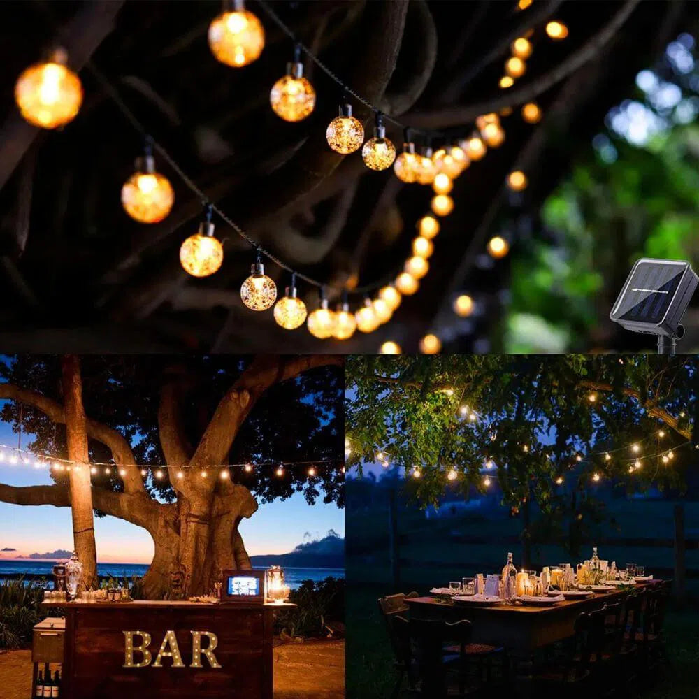 Varal de Leds Solar - Ilumine o seu Ambiente-Kasamô