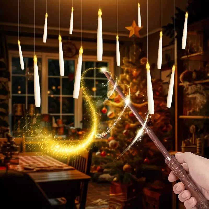 Velas Flutuantes Mágicas Kasamô - Com Controle de Varinha-Kasamô