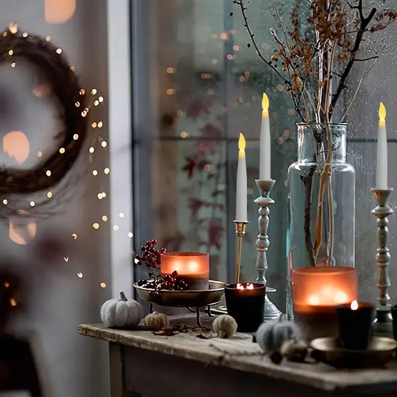 Velas Flutuantes Mágicas Kasamô - Com Controle de Varinha-Kasamô