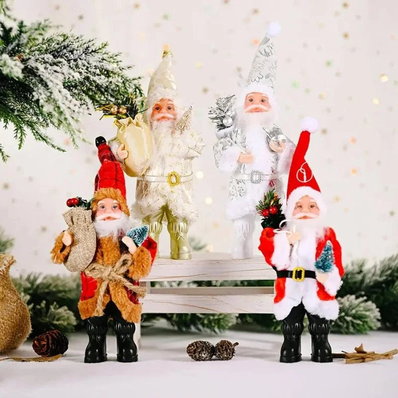 Boneco Papai Noel 30cm para Decoração de Natal Kasamô