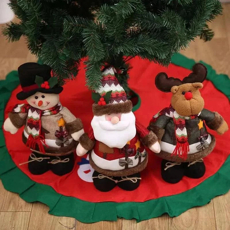 Bonecos de Natal de Pelúcia para Decoração Festiva Kasamô