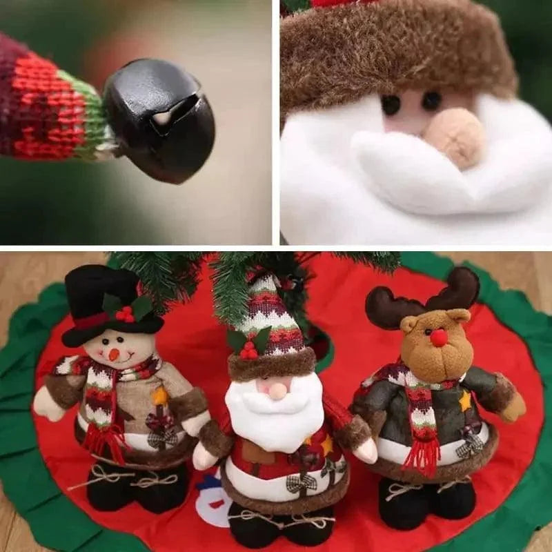 Bonecos de Natal de Pelúcia para Decoração Festiva Kasamô