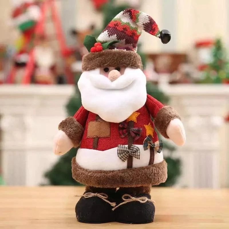 Bonecos de Natal de Pelúcia para Decoração Festiva Kasamô