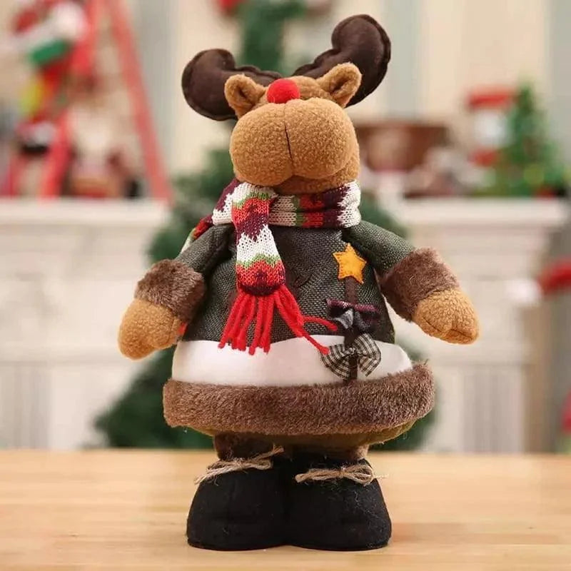 Bonecos de Natal de Pelúcia para Decoração Festiva Kasamô