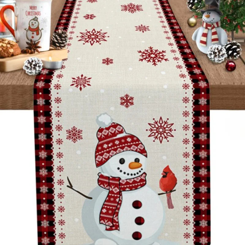 Caminho de Mesa Natalino em Algodão para Decoração Kasamô