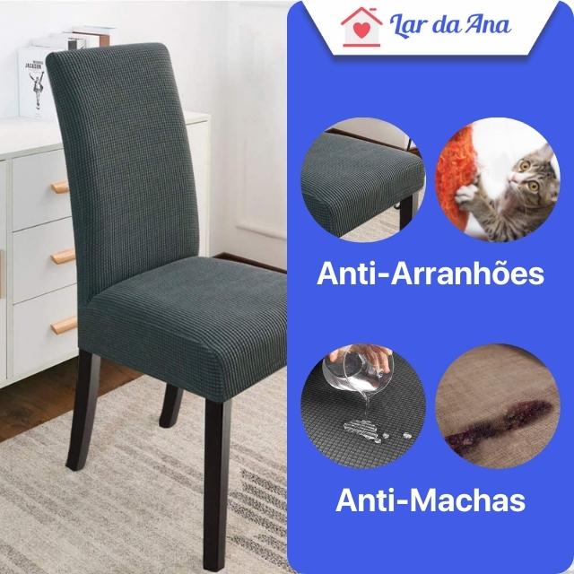 Kit Capas para Cadeira Impermeável - Cinza Escuro