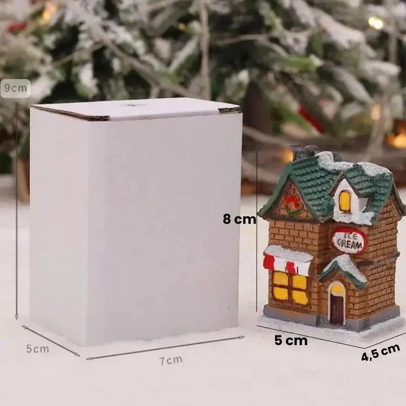 Casas Iluminadas de Natal para Decoração Festiva Kasamô