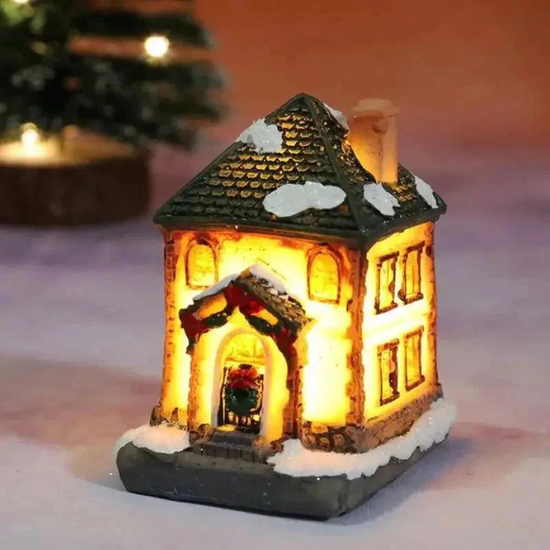 Casas Iluminadas de Natal para Decoração Festiva Kasamô