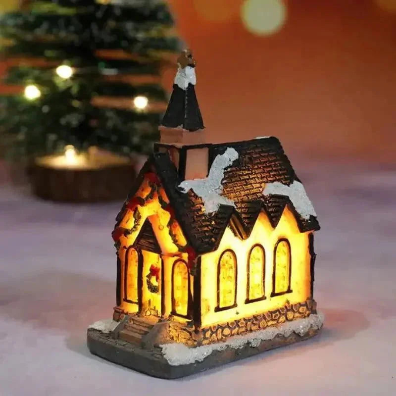 Casas Iluminadas de Natal para Decoração Festiva Kasamô