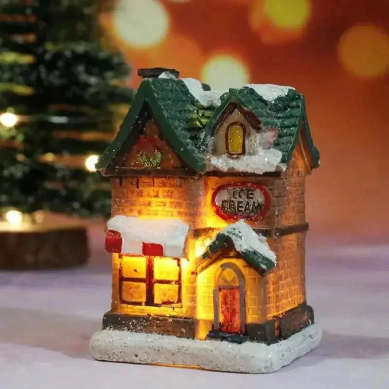Casas Iluminadas de Natal para Decoração Festiva Kasamô