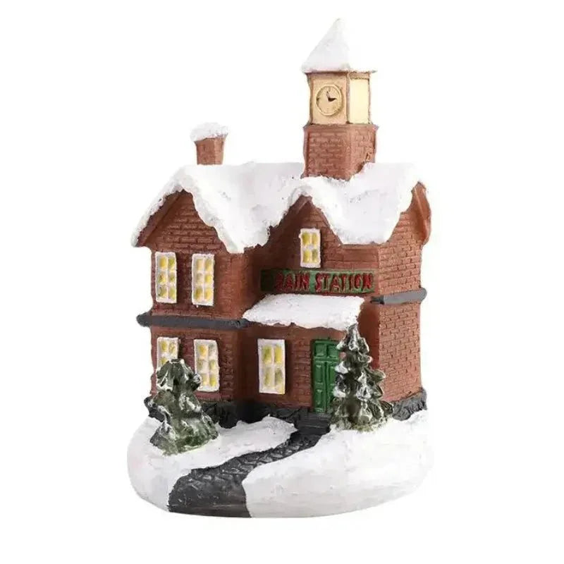 Casas Iluminadas de Natal para Decoração Festiva Kasamô