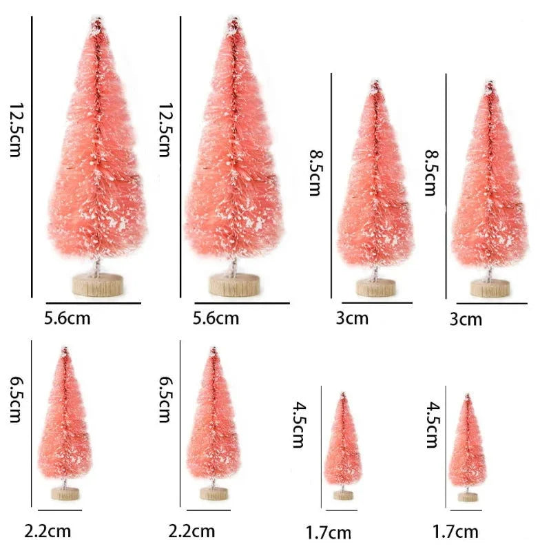 Conjunto Mini árvores de Natal em Pinheiro para Decoração Kasamô