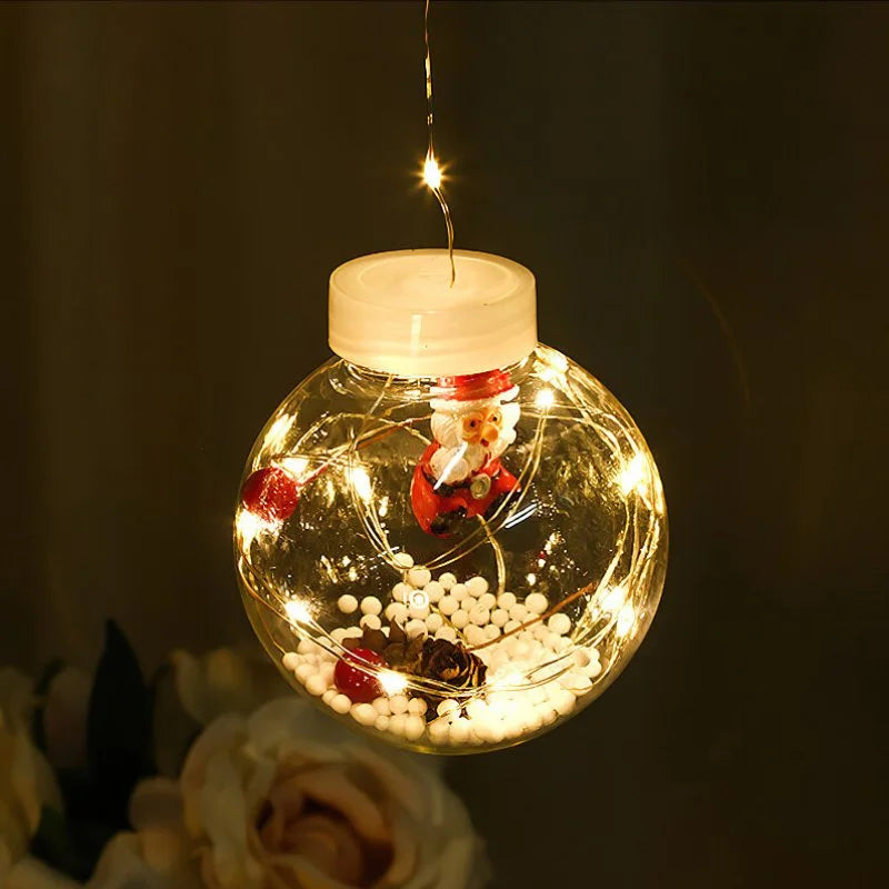 Cordão de Luzes Led Decorativas para Natal com Bolinhas Festivas Kasamô