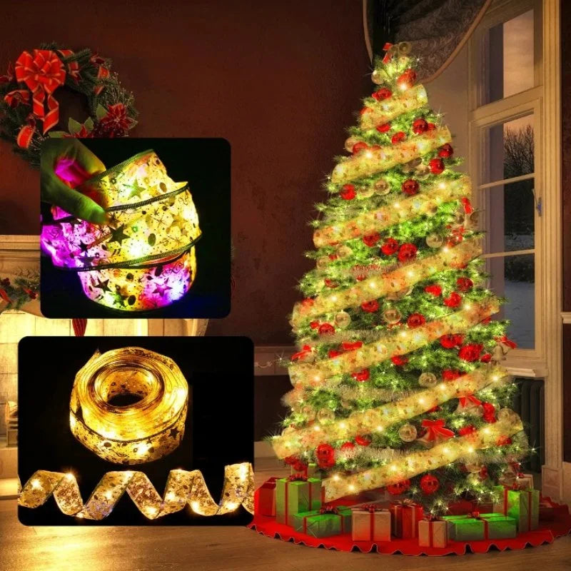 Fita Led Decorativa para árvore de Natal com Iluminação Kasamô