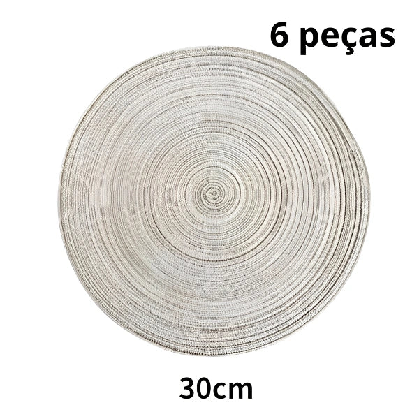 Conjunto Americano Prato Atenas de 6 peças - Kasamô