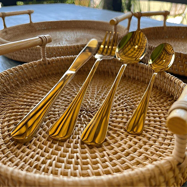 Conjunto Michigan Luxo de 24 peças com Maleta Aveludada - Kasamô