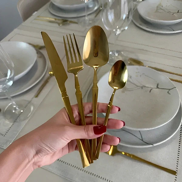 Jogo de Talheres de 24 Peças Roma - Kasamô