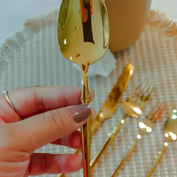 Jogo de Talheres Europeu de 30 Peças Roma - Kasamô