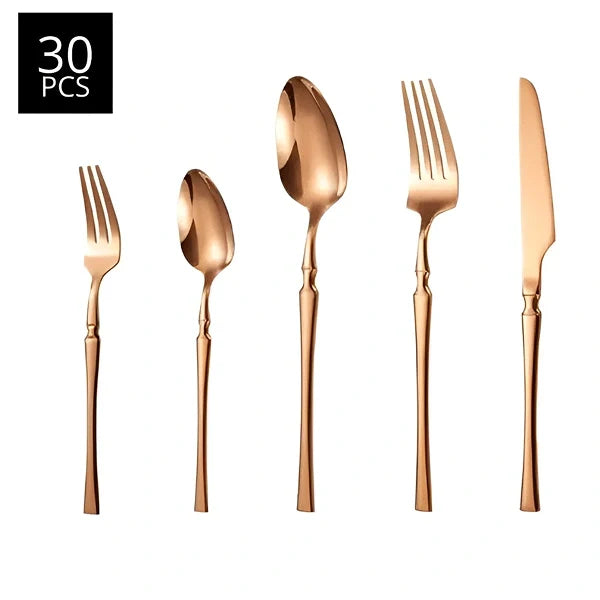 Jogo de Talheres Europeu de 30 Peças Roma - Kasamô