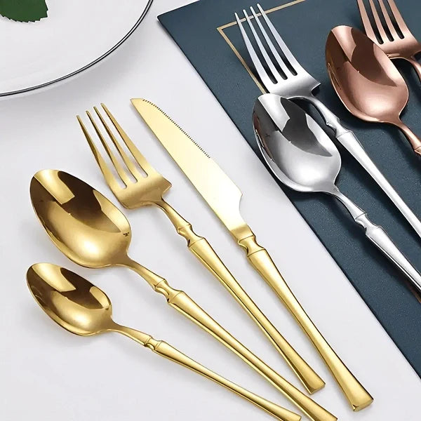 Jogo de Talheres Europeu de 30 Peças Roma - Kasamô