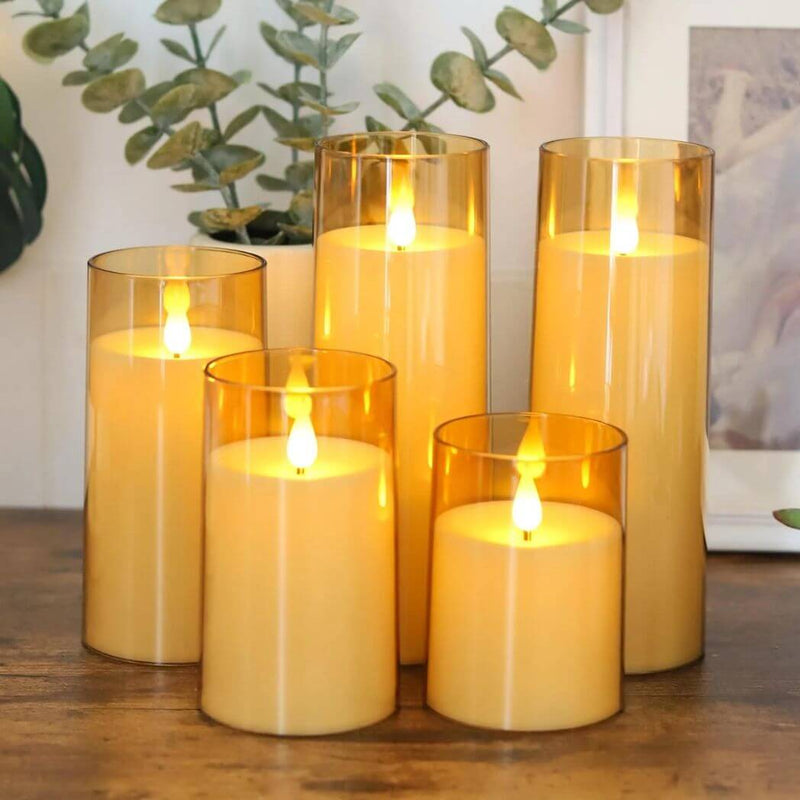 Velas Decorativas de Led Kasa Decor - Kit com 3